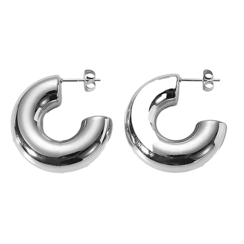 Einfache Reifenohrringe Für Frauen C Form Drop Dangle Ohrringe Modes Statement Schmuck Ästhetik Bankett Geburtstag Geschenk von BABYVIVA