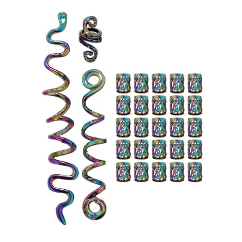 Halloween Ethnischer Haarschmuck Für Geflecht Haare Haarringe Dreadlock Perlengeflecht Clip Haarperlen Lose Spulengeflecht Ringe Halloween Ethnischer Haarschmuck Für Geflecht Haare Haarringe Dreadlock Perlengeflecht Clip Haarperlen Lose Spulengeflecht Ringe von BABYVIVA