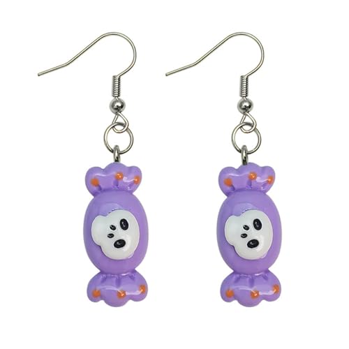 Lustiger Harz Schädel Anhänger Ohrring Mode Ohrringe Cartoon Halloween Drop Ohrring Party Schmuck Ehrfurcht von BABYVIVA
