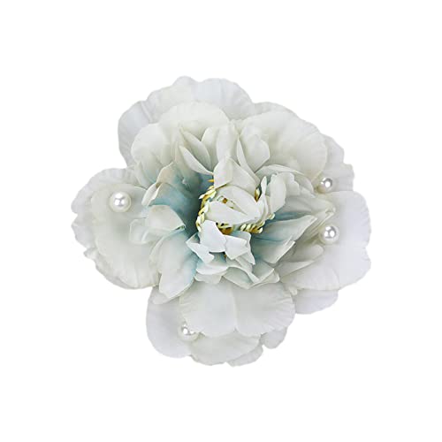 Perlenperlen Dekore Dekore Peony Blumenform Haarnadeln Heiße Mädchen Entenbill Haarclip Chinesische Pferdeschwanz Haare Für Frau von BABYVIVA