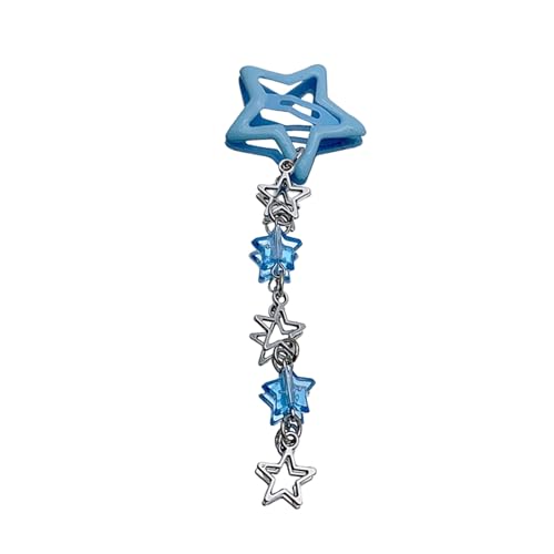 Sternfringe Pendent Haarclip Haarnadel Mit Dekoration Farbenfrohe Haare Barrette Für Mädchen Stil Ornamente von BABYVIVA