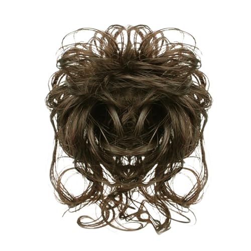 Synthetische Hochsteckfrisuren Brötchen Haare Knackig Elastische Haarseile Lockige Haarbrötchen Haarverlängerung Für Frauen Mädchen Haarstyling Tool von BABYVIVA