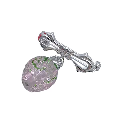 staol Brosche für Damen, modische Erdbeer-Anhänger, Broschen, Kleidung, Schmuck, Schal, Dekoration, Kleiderzubehör, 3cm, Glas von BABYVIVA