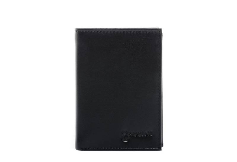 BACCINI Geldbörse JAN, Portemonnaie Echtleder für Herren, Wallet, Brieftasche schwarz von BACCINI