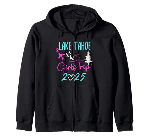 Lake Tahoe Girls Trip 2025, Urlaubsparty, passende Reisen Kapuzenjacke von BACHELORETTE VIBES Lake Tahoe