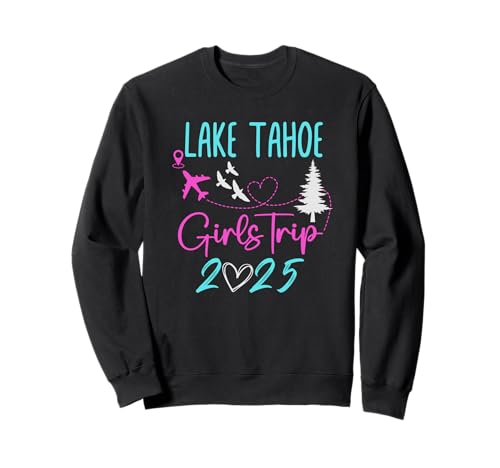 Lake Tahoe Girls Trip 2025, Urlaubsparty, passende Reisen Sweatshirt Lake Tahoe Girls Trip 2025, Urlaubsparty, passende Reisen Sweatshirt von BACHELORETTE VIBES Lake Tahoe