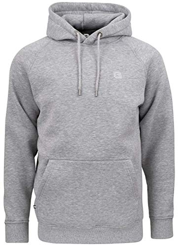 BACKSPIN Sportswear - Basic Hoodie Farbe Hellgrau meliert, Größe L von BACKSPIN Sportswear