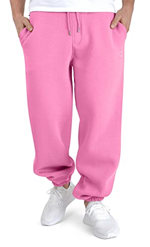 BACKSPIN Sportswear Jogginghose Herren & Damen Rosa I Warme Unisex Jogging-Hose weit geschnitten mit 70% Baumwolle I Sweatpants kuschelig Freizeithose von BACKSPIN Sportswear