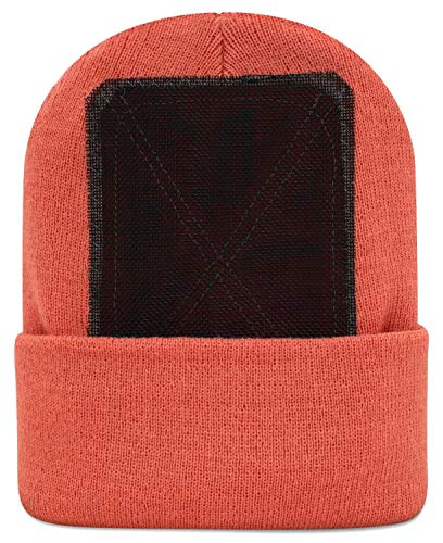 BACKSPIN Sportswear - Headspin Beanie Cap Mütze Farbe Korallenrot, Größe One Size von BACKSPIN Sportswear