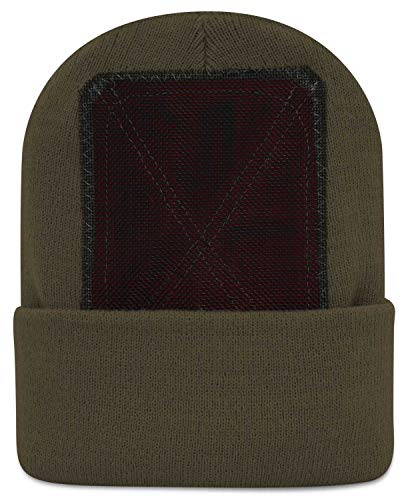 BACKSPIN Sportswear - Headspin Beanie Cap Mütze Farbe Olivgrün, Größe One Size von BACKSPIN Sportswear