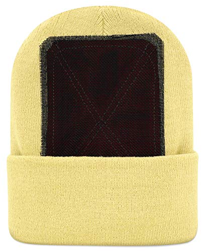 BACKSPIN Sportswear - Headspin Beanie Cap Mütze Farbe Pudergelb, Größe One Size von BACKSPIN Sportswear