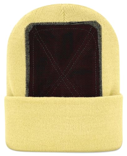 BACKSPIN Sportswear - Headspin Beanie - Cap Mütze, Farbe:Pudergelb, Größe:One Size von BACKSPIN Sportswear