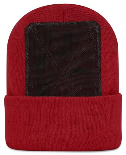 BACKSPIN Sportswear - Headspin Beanie - Cap Mütze, Farbe:Rot, Größe:One Size von BACKSPIN Sportswear