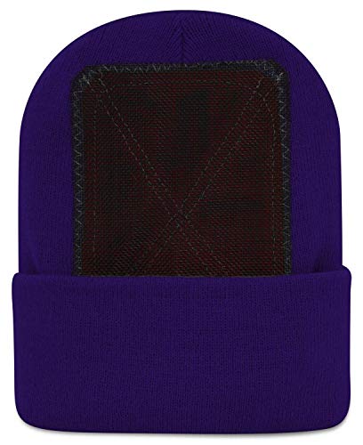 BACKSPIN Sportswear - Headspin Beanie Cap Mütze Farbe Violett, Größe One Size von BACKSPIN Sportswear