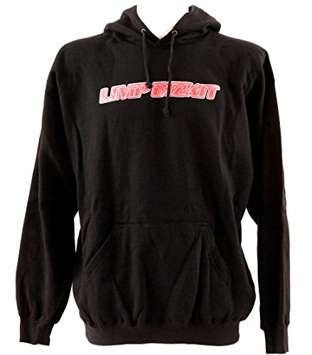 BAD TASTE Hoodie Limp Bizkit Kapuzenpullover Nr. 2 schwarz beidseitig Siebdruck lieferbar in den Größen XS, S, L und XL (XS) von BAD TASTE