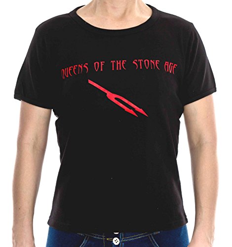 Girlie Shirt Queens of The Stone Age Nr. 2 Baumwolle Siebdruck lieferbar in den Größen S und M (S) von BAD TASTE