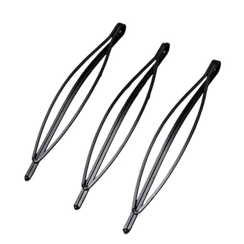 1/20Pcs Simple Black Hairpins for Women Barrettes Headwears Girls BB Clips Headdress Barrettes Korean Hair Styling Accessories (Color : Style 2, Size : 10pcs) von BADALO