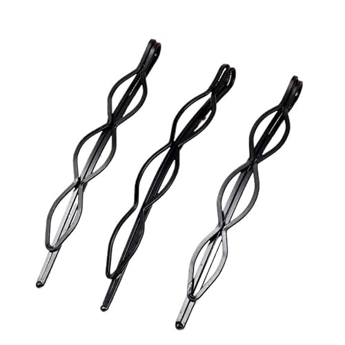 1/20Pcs Simple Black Hairpins for Women Barrettes Headwears Girls BB Clips Headdress Barrettes Korean Hair Styling Accessories (Color : Style 5, Size : 20pcs) von BADALO