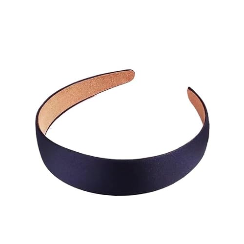 Haarband for Mädchen for Waschen des Gesichts, einfach und vielseitig im Alltag (Color : Navy Blue) von BADALO