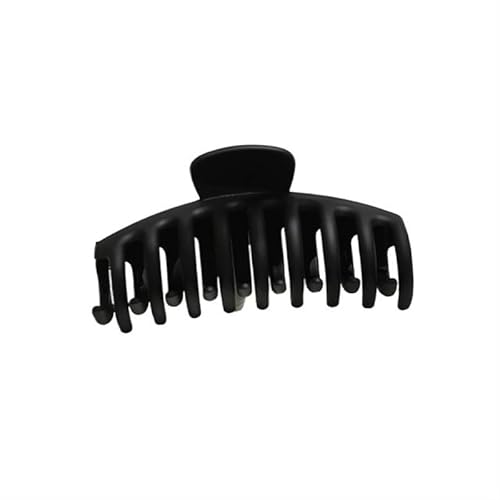 Krabbe Haarspange Bunte große matte Kugel Haarspangen Koreanischer Stil Elegante Acryl Haarnadel Haarschmuck for Frauen (Color : 6 black) von BADALO