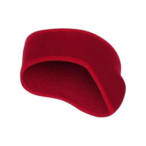 Wolle warme Ohrenschützer Winter Stirnband Ohrenschützer Stirnband Männer Frauen Laufen Skifahren Outdoor-Sportarten (Color : Wine Red) von BADALO