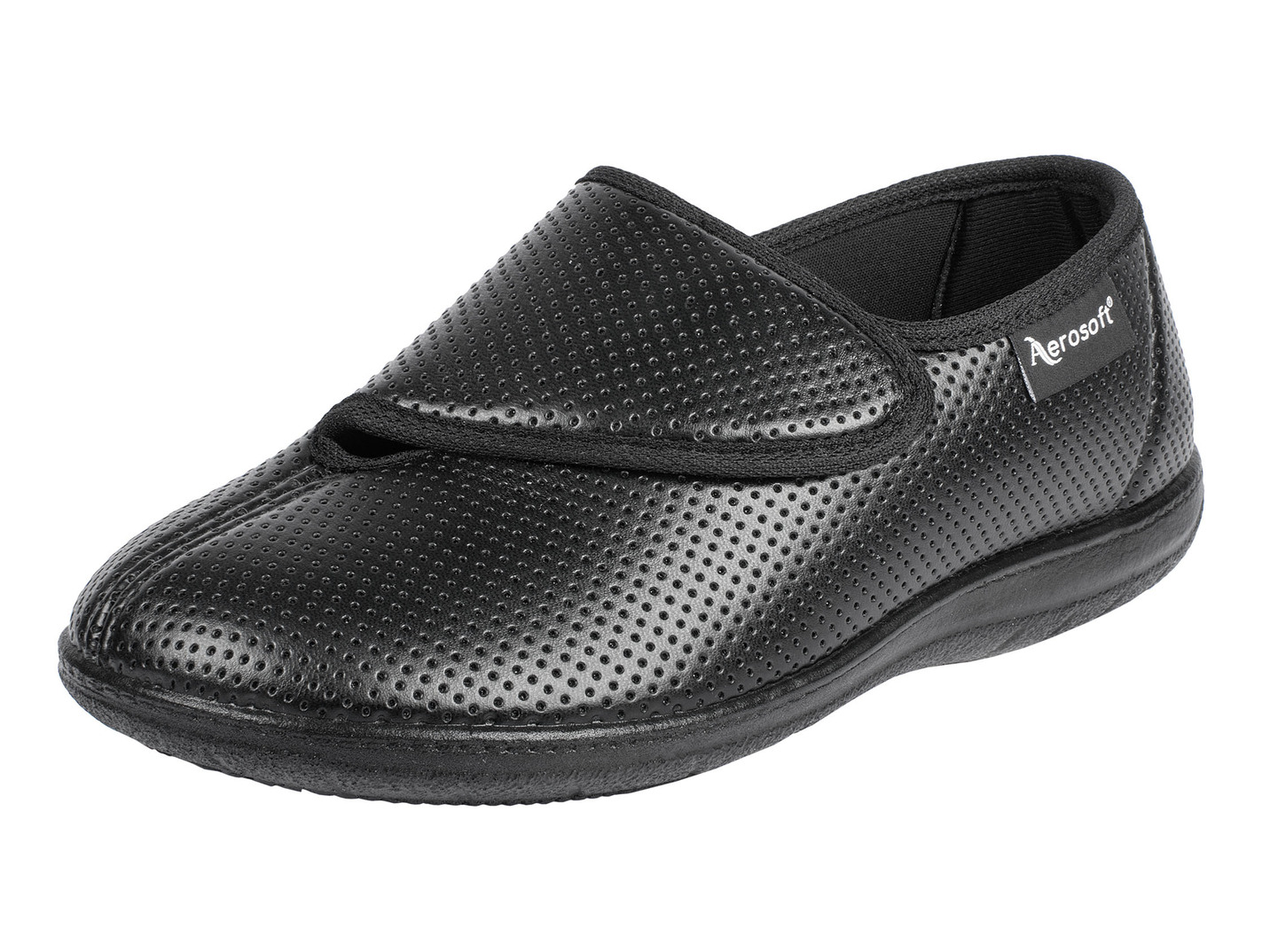 Aerosoft Flex Damen-Klettschuh in Weite H für den kräftigen Fuß, Schwarz, Größe 40 Aerosoft Flex Damen-Klettschuh in Weite H für den kräftigen Fuß, Schwarz, Größe 40 von BADER