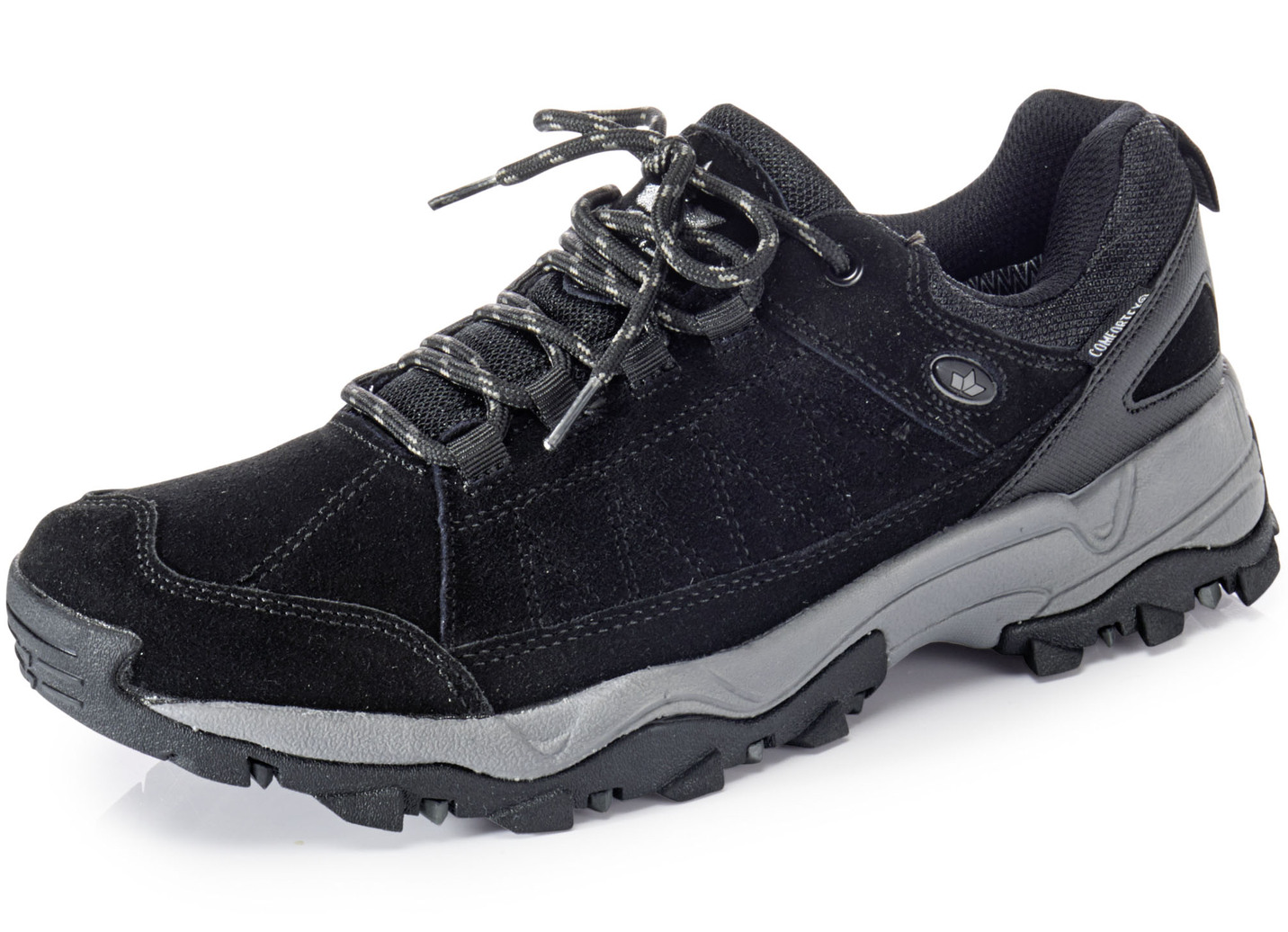 Atmungsaktive Herren-Schnürschuhe, mit herausnehmbarem Fußbett, Schwarz, Größe 41 von BADER