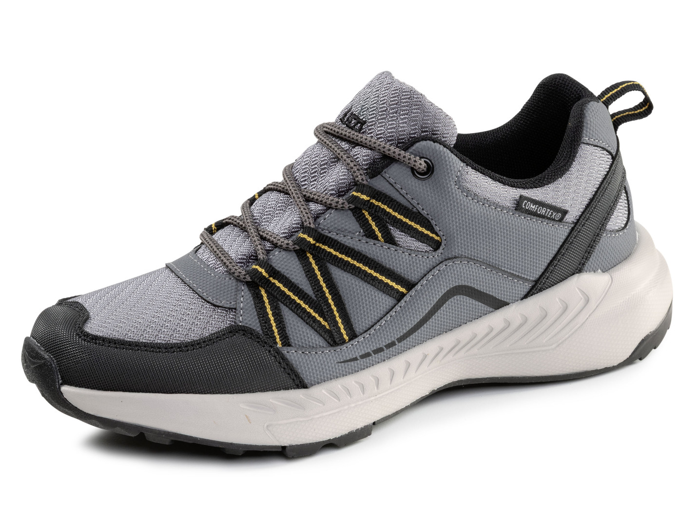 Atmungsaktive Herren-Sneaker, mit Klimamembrane, Grau-Schwarz, Größe 44 Atmungsaktive Herren-Sneaker, mit Klimamembrane, Grau-Schwarz, Größe 44 von BADER