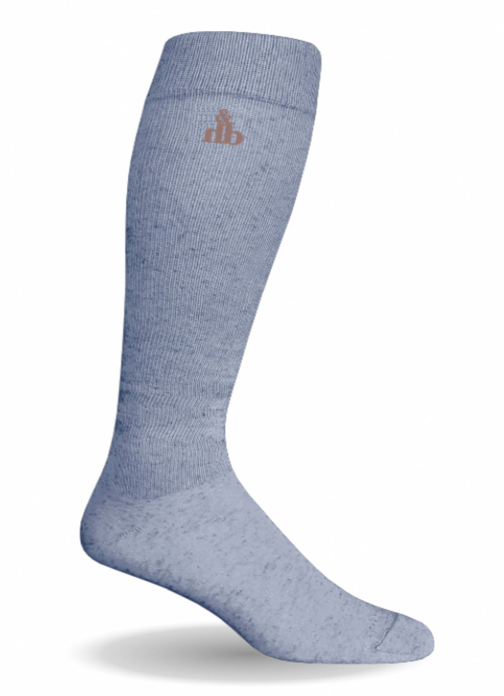 Atmungsaktive Wohlfühl-Socken oder Kniestrümpfe für Damen und Herren, Kniestrümpfe, Größe 001 (36–38), Blaugrau von BADER