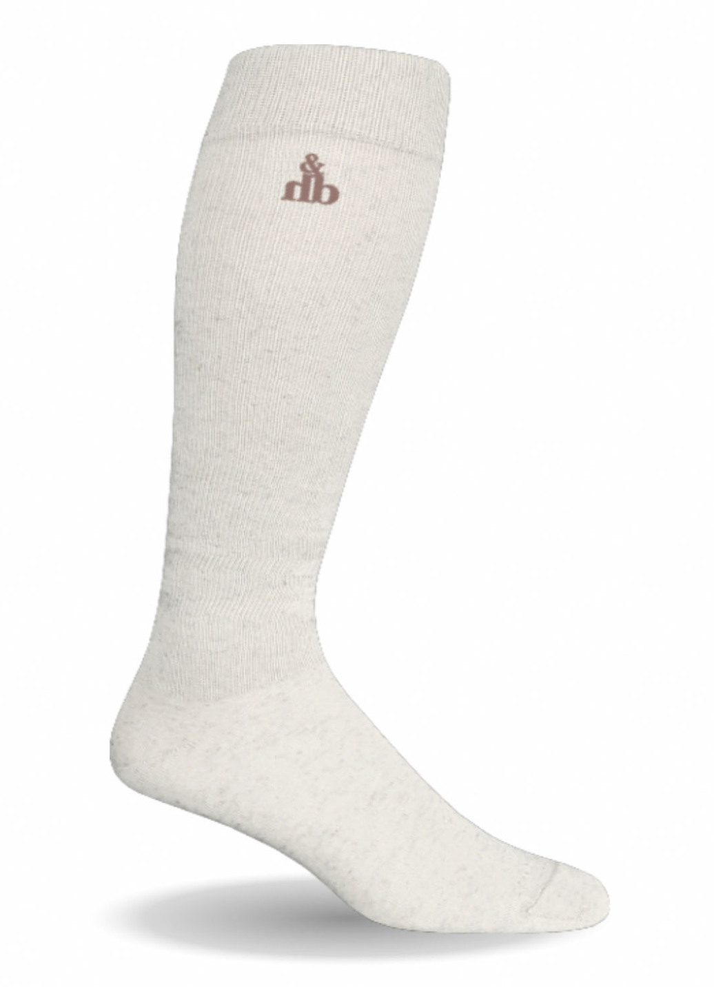 Atmungsaktive Wohlfühl-Socken oder Kniestrümpfe für Damen und Herren, Kniestrümpfe, Größe 003 (42–44), Natur von BADER