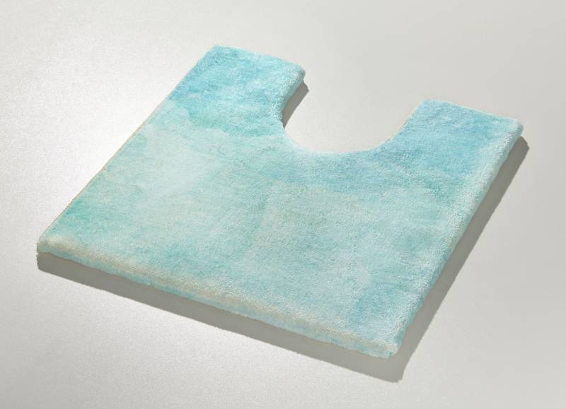 Badgarnitur, Größe 108 (Stand-WC-Vorleger, 50/ 50 cm), Türkis von BADER