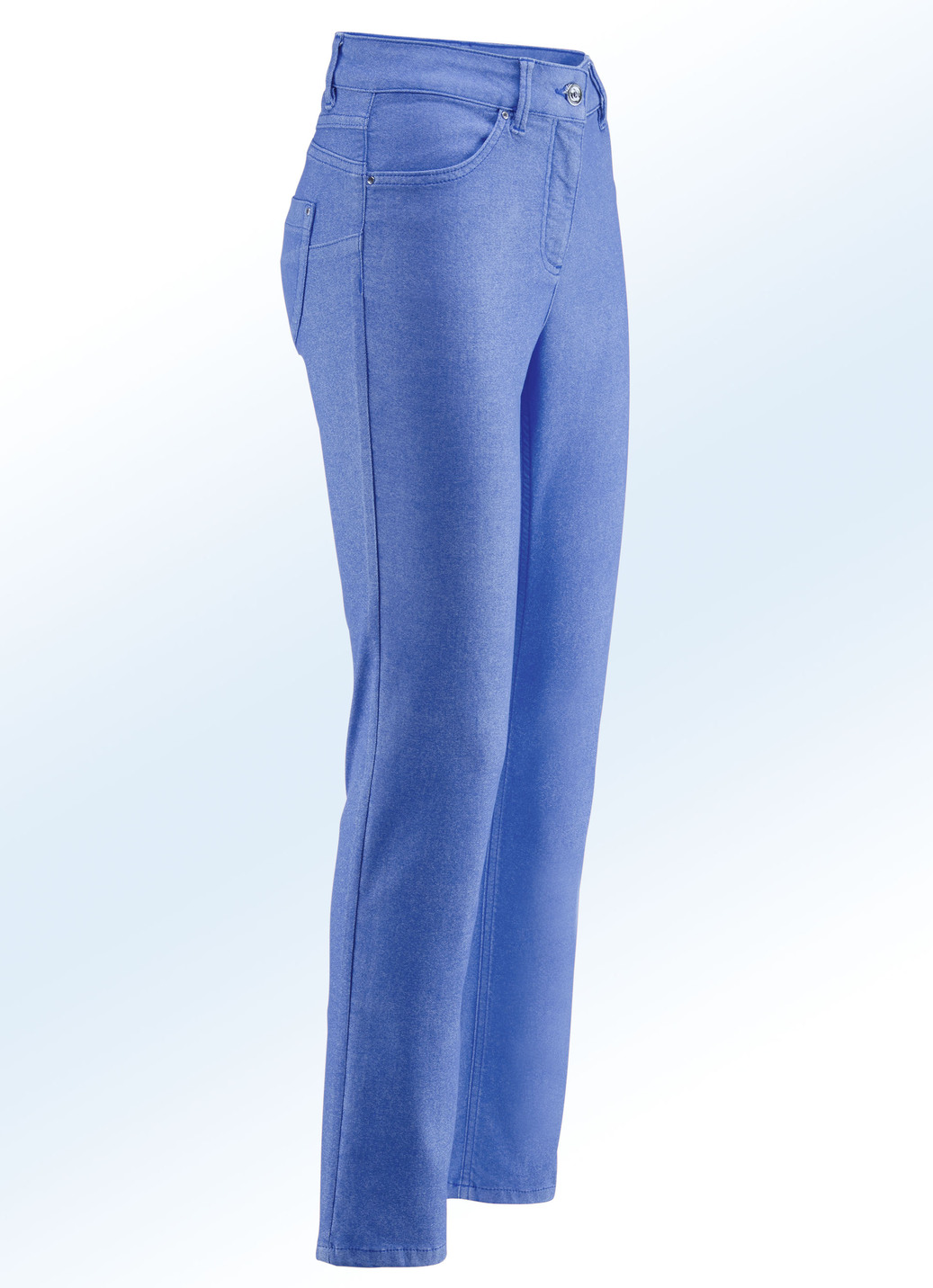 Bauchweg-Jeans, Azurblau, Größe 36 von BADER