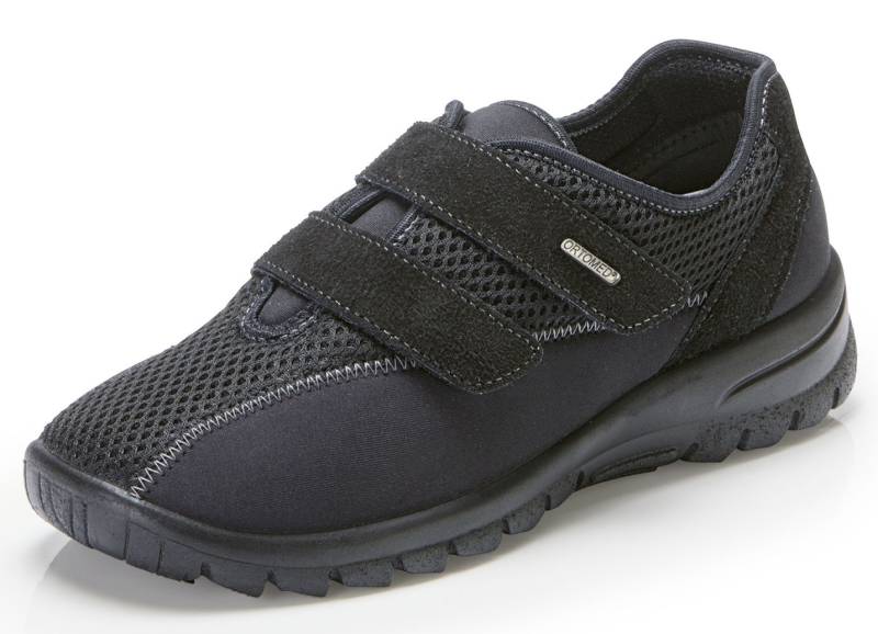 Bequeme Damen-Klettschuhe, Weite H, mit herausnehmbarem Fußbett, Schwarz, Größe 39 von BADER