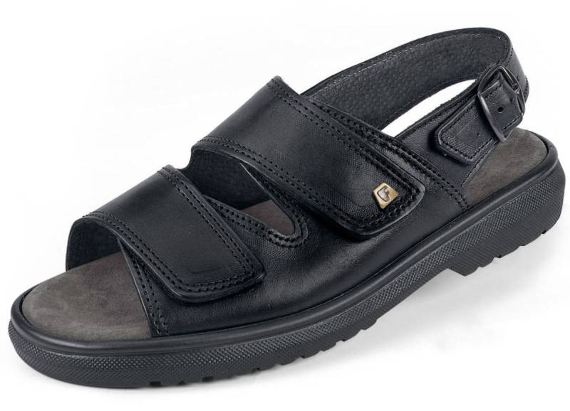 Bequeme Herren-Sandalen, Weite K, mit herausnehmbarem Fußbett, Schwarz, Größe 43 Bequeme Herren-Sandalen, Weite K, mit herausnehmbarem Fußbett, Schwarz, Größe 43 von BADER