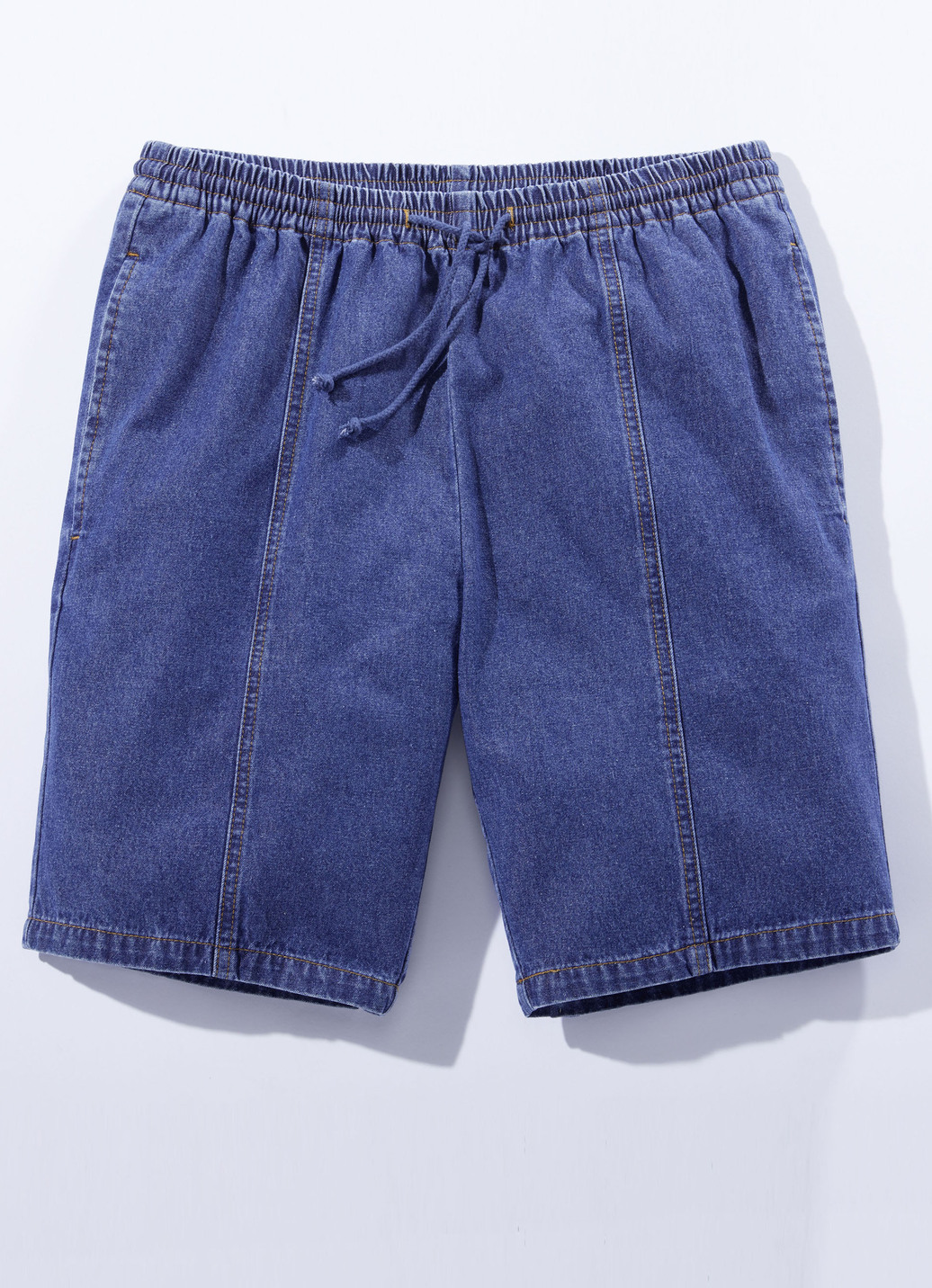 Bequeme Schlupf-Shorts in 4 Farben, Jeansblau, Größe 58 von BADER