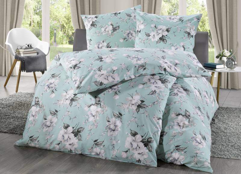 Bettwäsche-Garnitur, Größe 411 (4-teiliges Sparset: 2x 40x80 + 2x 135x200 cm), Lind von BADER