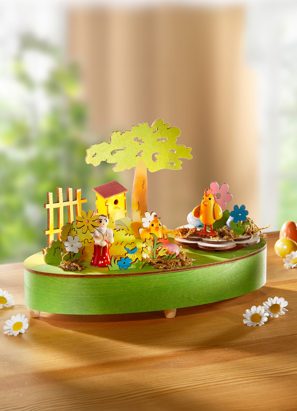 Bezaubernde Spieluhr aus Holz, Bunt Bezaubernde Spieluhr aus Holz, Bunt von BADER