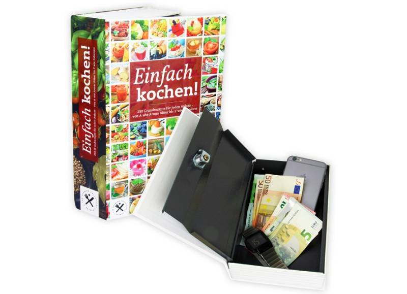 Buch-Safe "Einfach Kochen", Bunt von BADER