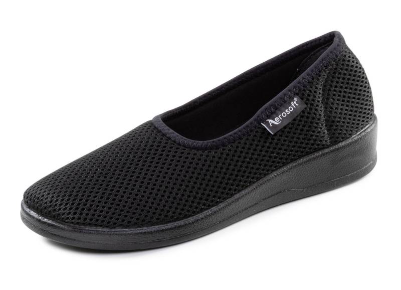 Damen-Ballerina in 2 Farben, Schwarz, Größe 41 von BADER