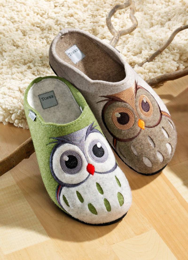 Damen-Hausschuh aus echtem Naturwollfilz, Schwarz, Größe 38 Damen-Hausschuh aus echtem Naturwollfilz, Schwarz, Größe 38 von BADER