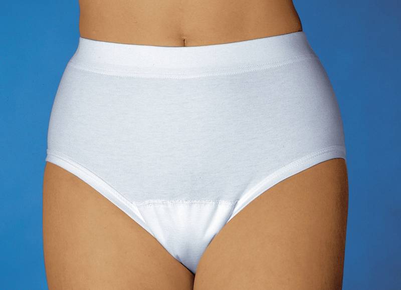 Damen Inkontinenz-Slip, 3er-Pack Damen-Slip, Weiss, Größe 1 von BADER
