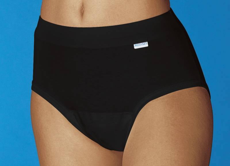 Damen Inkontinenz-Slip, Damen-Slip, Schwarz, Größe 5 von BADER