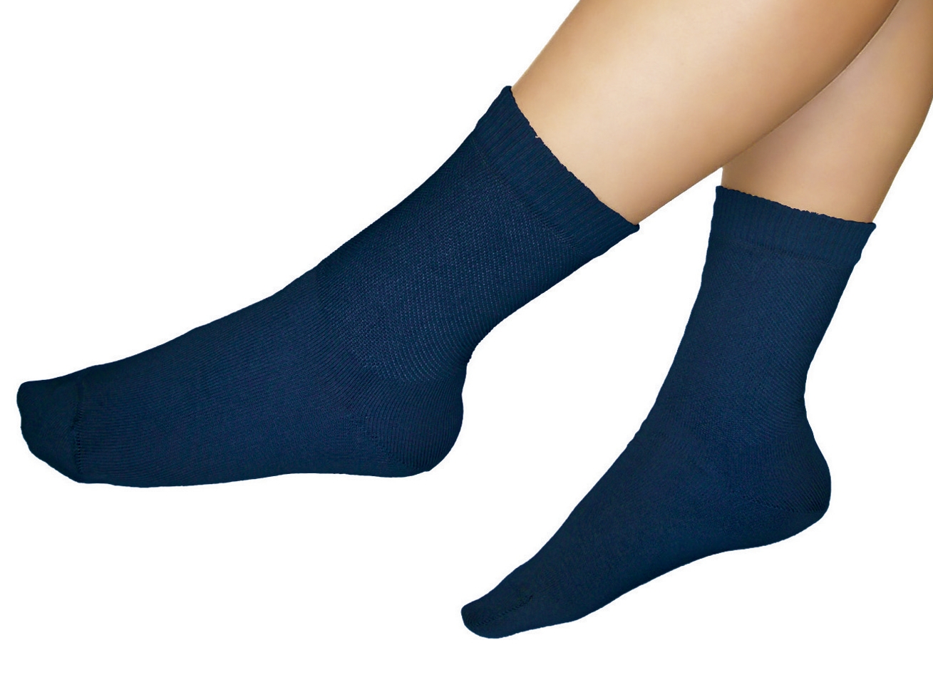 Diabetiker-Socken, 3-er Pack, Größe Gr. 4 (44-46), Grau von BADER
