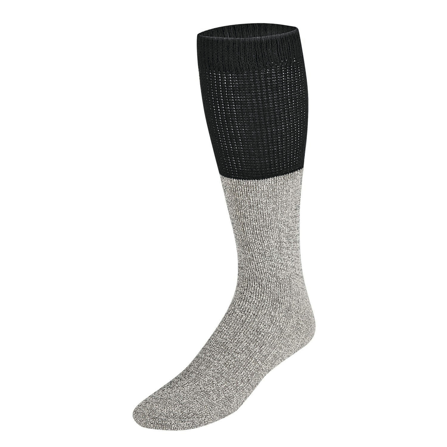 Dreierpack Thermo-Kniestrümpfe, Größe 002 (41-45), Grau/Schwarz von BADER