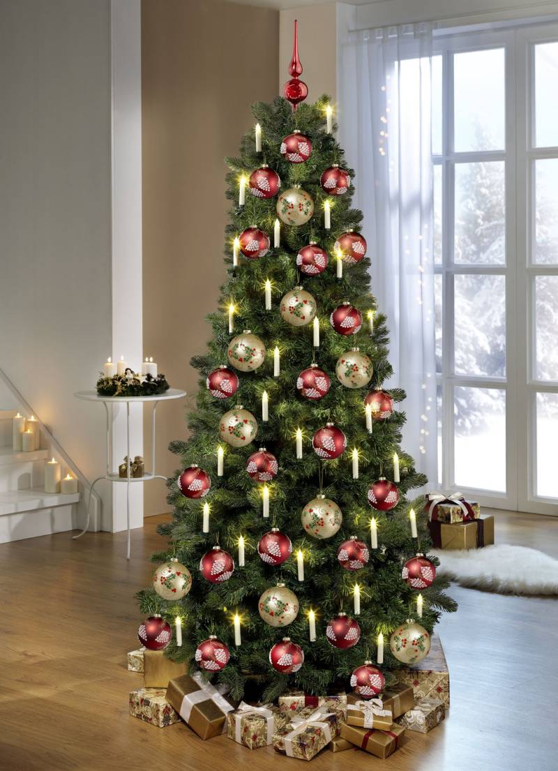 Festlicher Christbaumschmuck, Weihnachtsbaumkerzen, 15-teilig von BADER