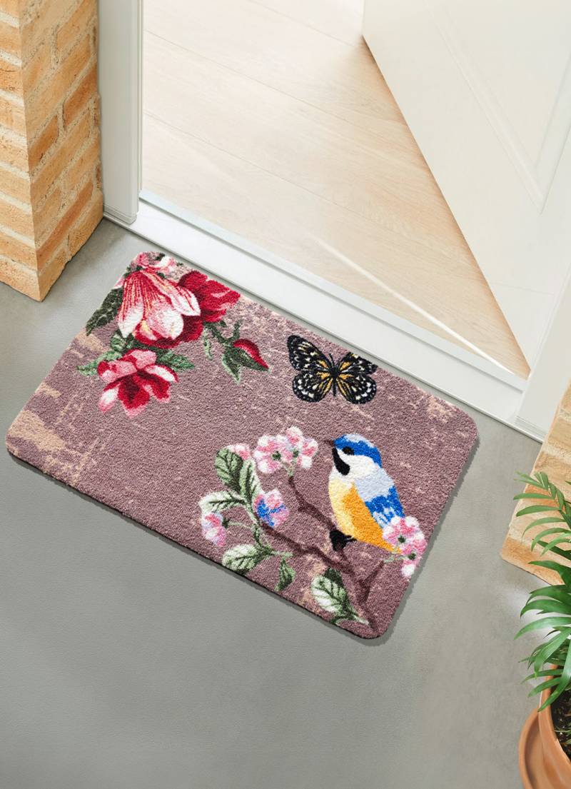 Fußmatte Blaumeise in verschiedenen Größen, Größe 100 (Fußmatte, 40x60 cm), Blaumeise von BADER