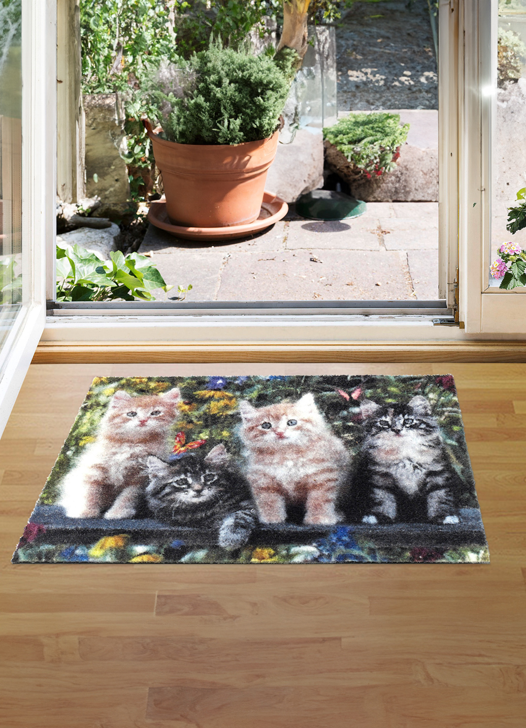 Fußmatte Katzenfreunde, Bunt Fußmatte Katzenfreunde, Bunt von BADER