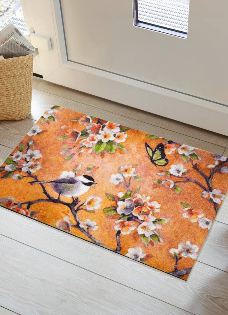 Fußmatte mit rutschhemmender Rückseite, Größe 105 (40x60 cm), Terra-Bunt von BADER