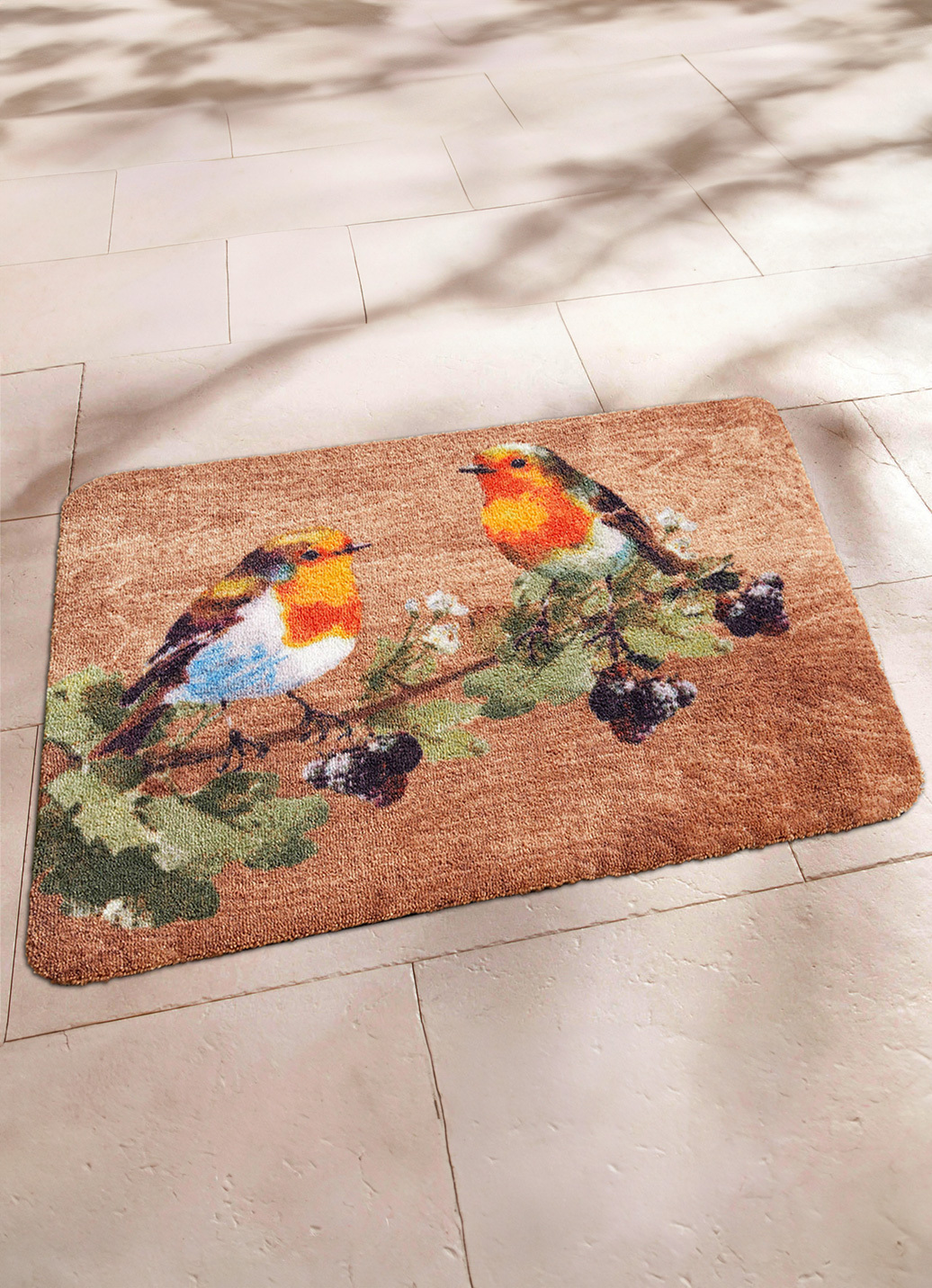 Fußmatte mit rutschhemmender Rückseite, Bunt Fußmatte mit rutschhemmender Rückseite, Bunt von BADER