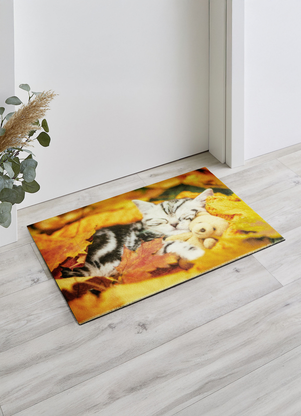 Fußmatte mit rutschhemmender Rückseite, Bunt Fußmatte mit rutschhemmender Rückseite, Bunt von BADER